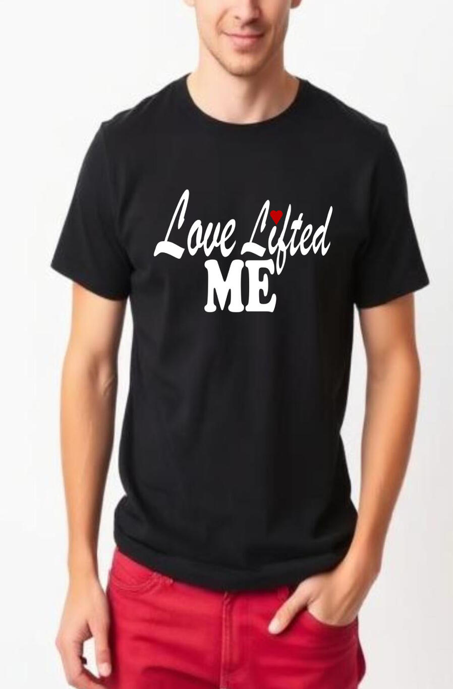 Love Lifted Me Men's Christian T-shirt