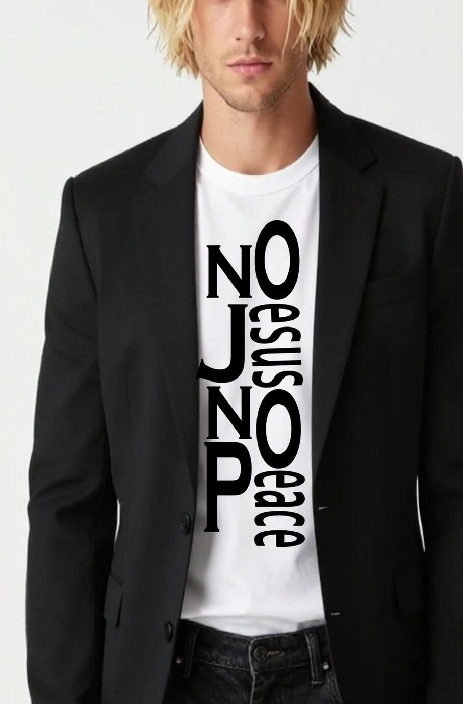 No Jesus No Peace Christian Men's T-shirt